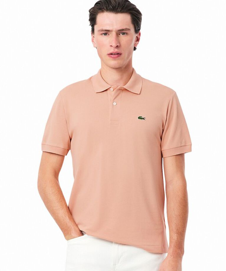 LACOSTE「通気性 イージーケア 軽量鹿の子ピケ L.12.12ライトウェイト半袖ポロシャツ」|ポロシャツ|