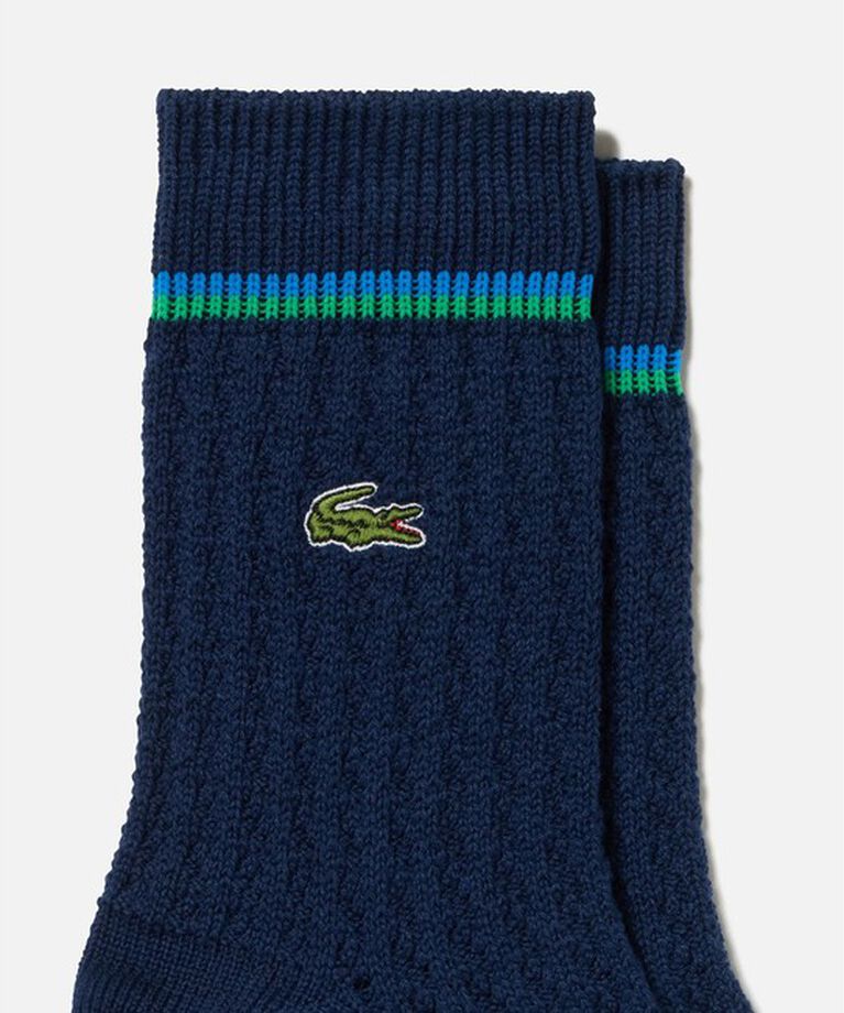 LACOSTE「メッシュニッティングソックス」|ソックス|