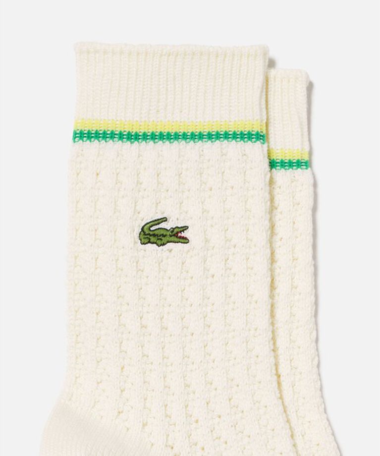LACOSTE「メッシュニッティングソックス」|ソックス|