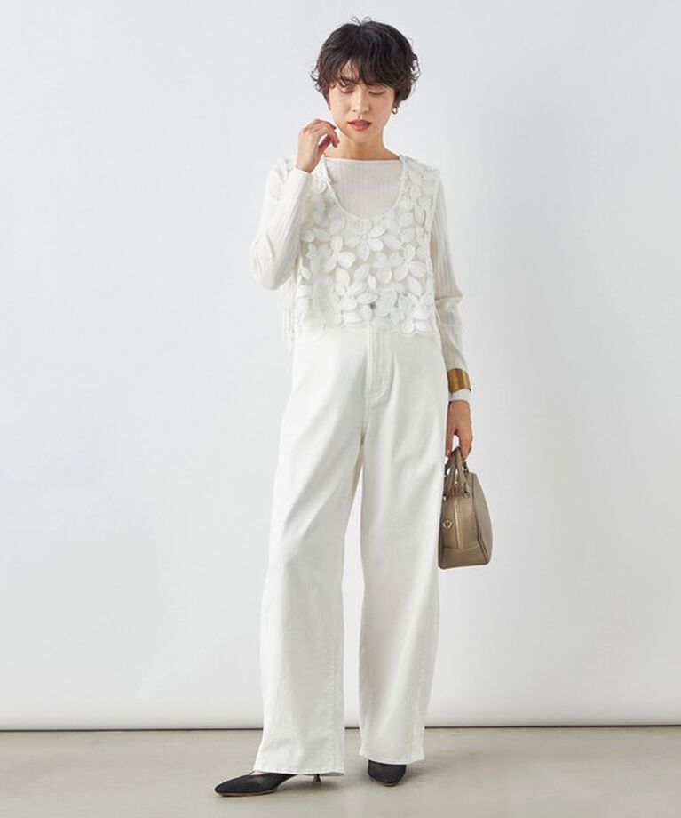 Rie Miller「ハイウエストバギーデニム」|デニム|