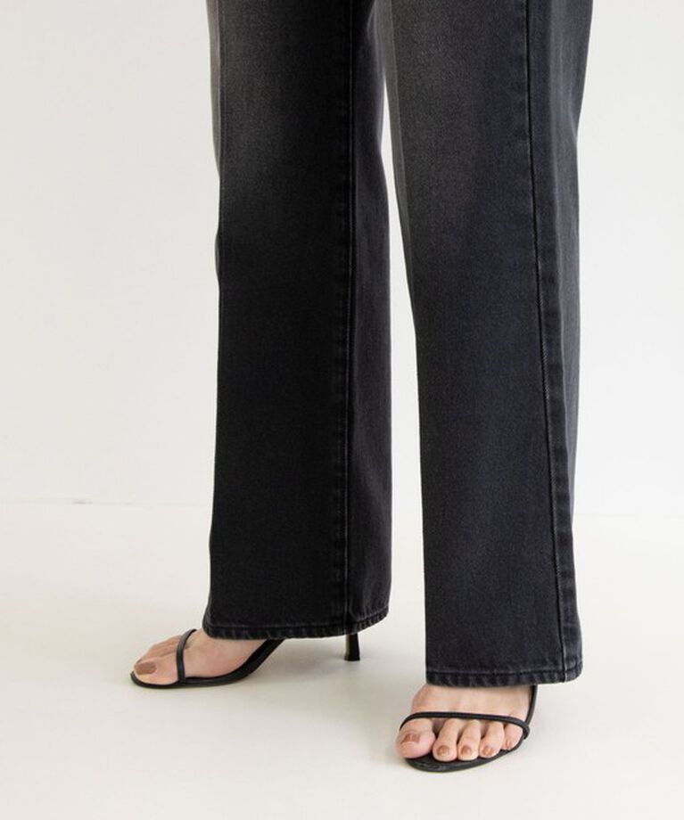 Rie Miller「【RM denim】センタープレスハイウエストデニム」|デニム|