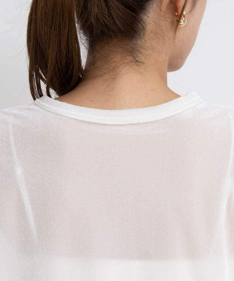 NOLLEY'S「シアーベロアTシャツ」|Tシャツ・カットソー|