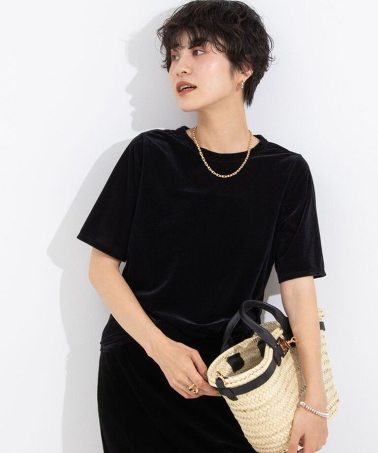 NOLLEY'S「シアーベロアTシャツ」|Tシャツ・カットソー|