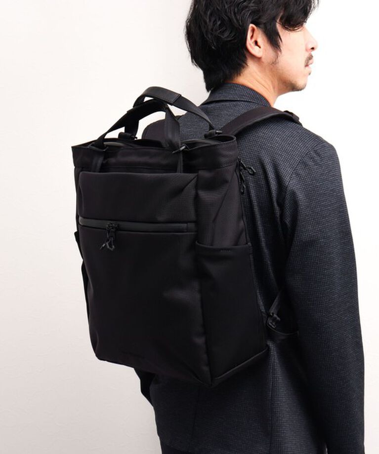 NOLLEY'S goodman「【beruf baggage/ベルーフ バゲッジ】URBAN COMMUTER 2WAY TOTE BAG 3 18HA」|ショルダー・メッセンジャー|ブラック