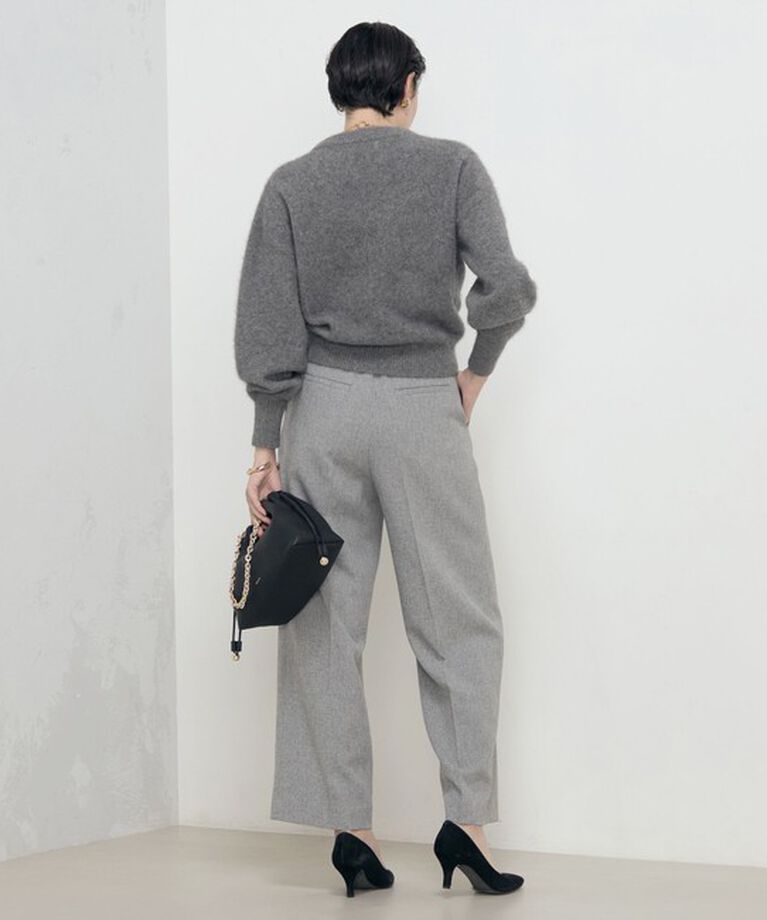 NOLLEY'S「ヘアリーモックネックプルオーバーニット」|ニット・セーター|
