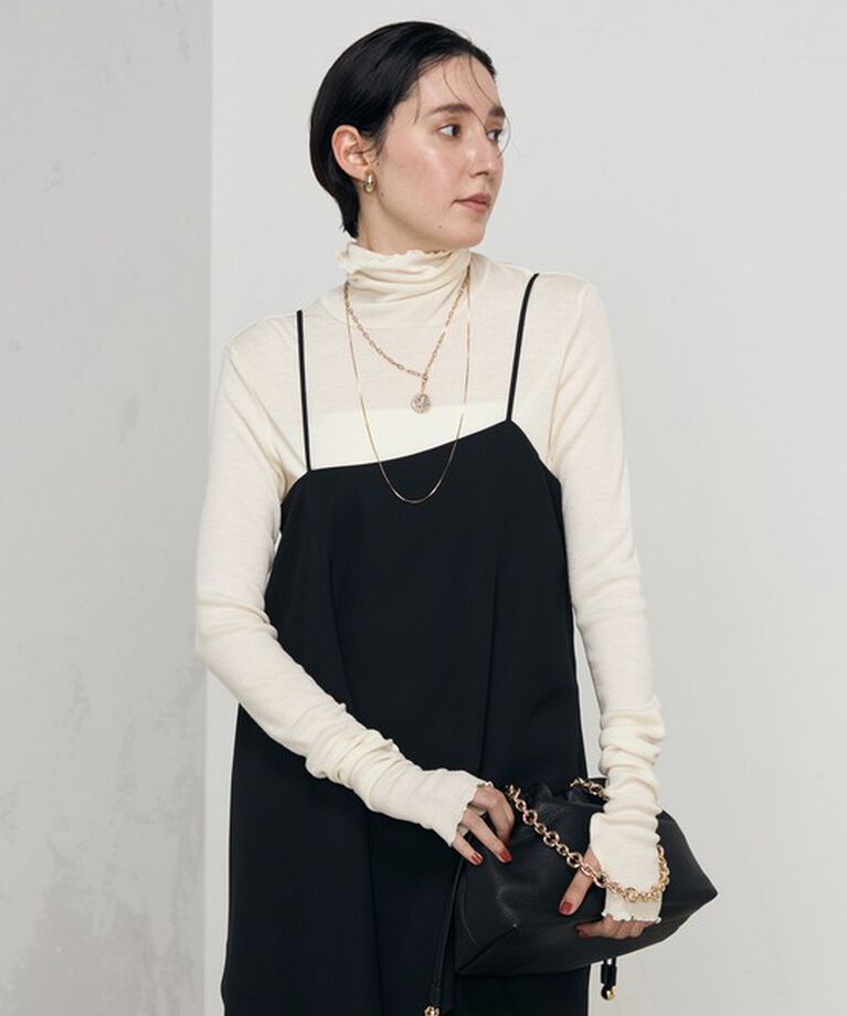 NOLLEY'S「MY STANDARDウォッシャブルリブタートル 24AW」|Tシャツ・カットソー|