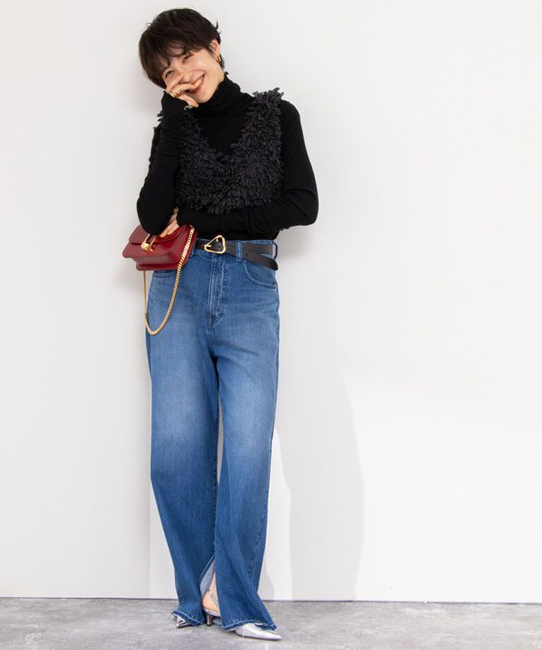 NOLLEY'S「MY STANDARDウォッシャブルリブタートル 24AW」|Tシャツ・カットソー|