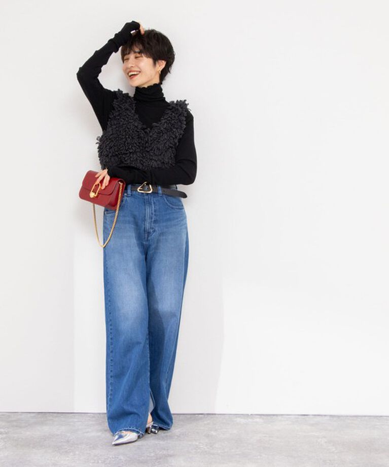 NOLLEY'S「MY STANDARDウォッシャブルリブタートル 24AW」|Tシャツ・カットソー|