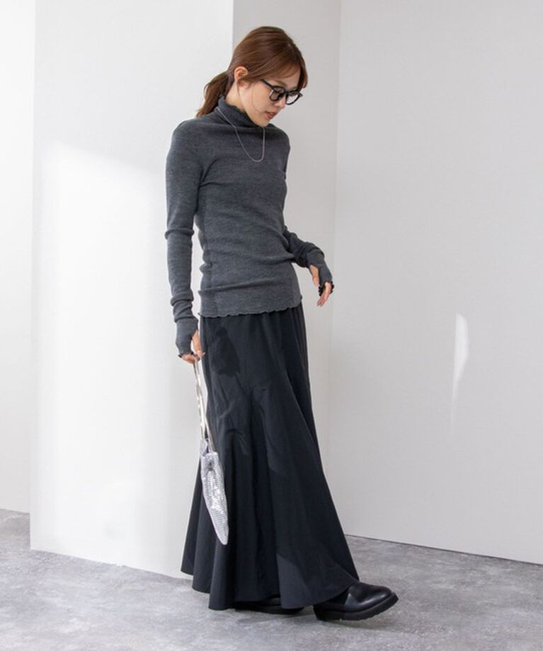 NOLLEY'S「MY STANDARDウォッシャブルリブタートル 24AW」|Tシャツ・カットソー|