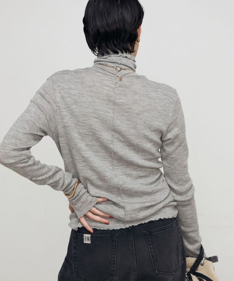 NOLLEY'S「MY STANDARDウォッシャブルリブタートル 24AW」|Tシャツ・カットソー|