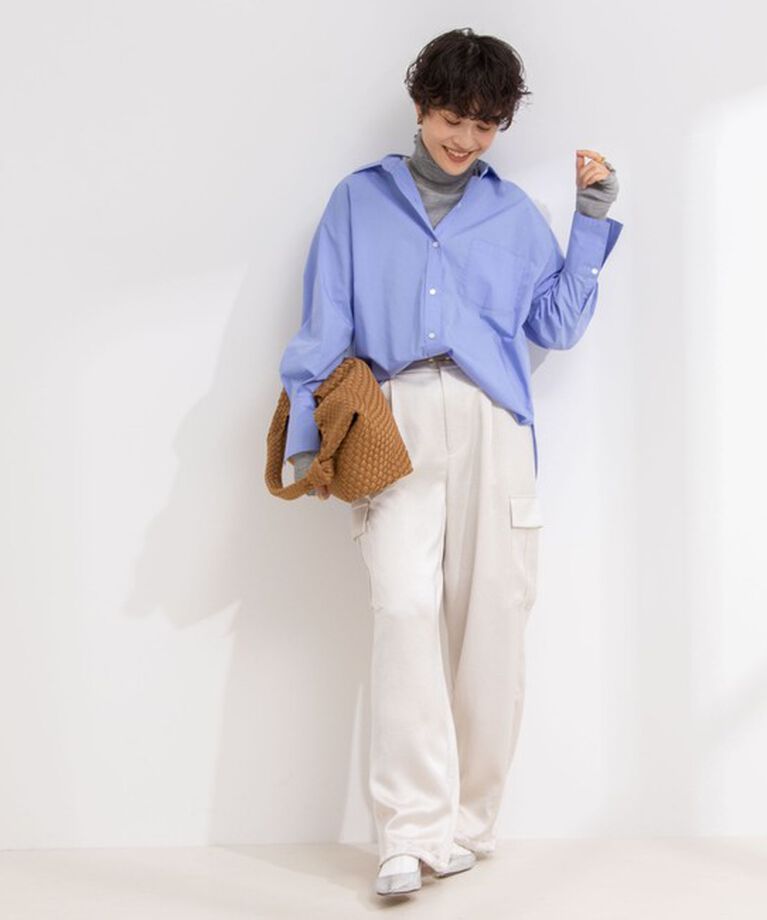 NOLLEY'S「MY STANDARDウォッシャブルリブタートル 24AW」|Tシャツ・カットソー|