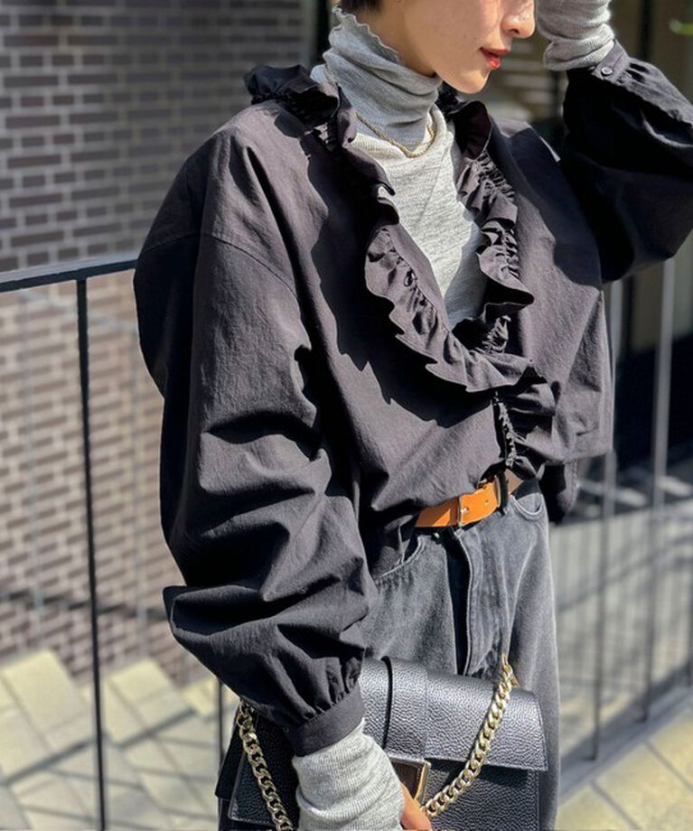 NOLLEY'S「MY STANDARDウォッシャブルリブタートル 24AW」|Tシャツ・カットソー|