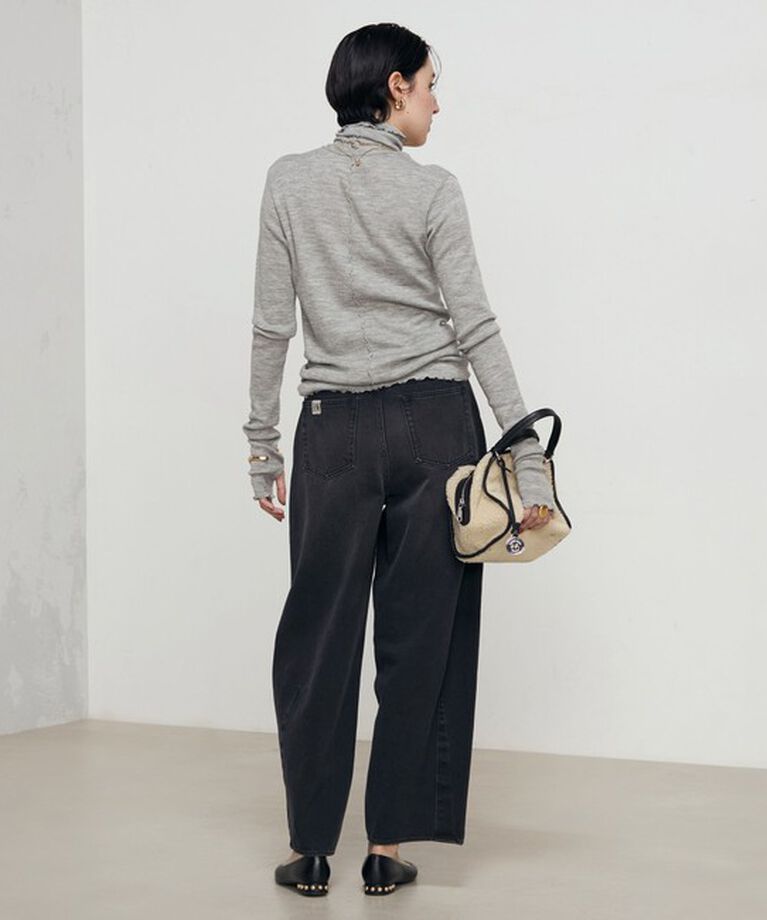 NOLLEY'S「MY STANDARDウォッシャブルリブタートル 24AW」|Tシャツ・カットソー|