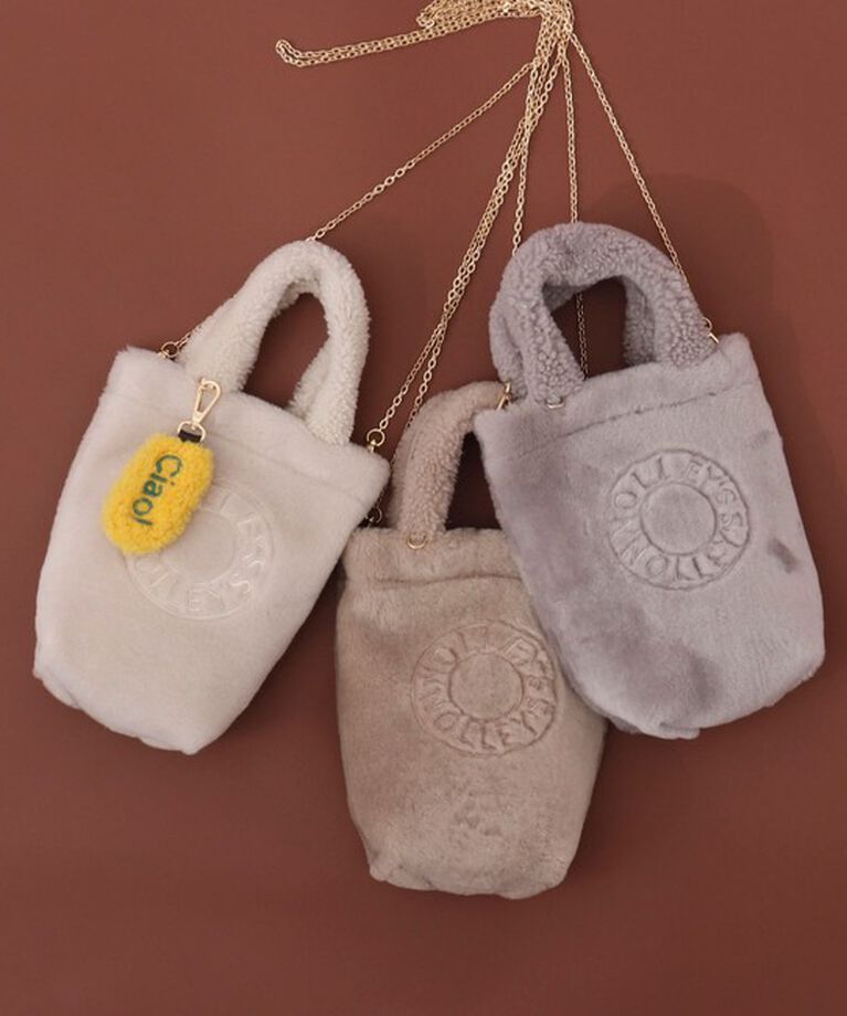 NOLLEY'S「ムートン刺繍バッグ　made in Italy」|トートバッグ|
