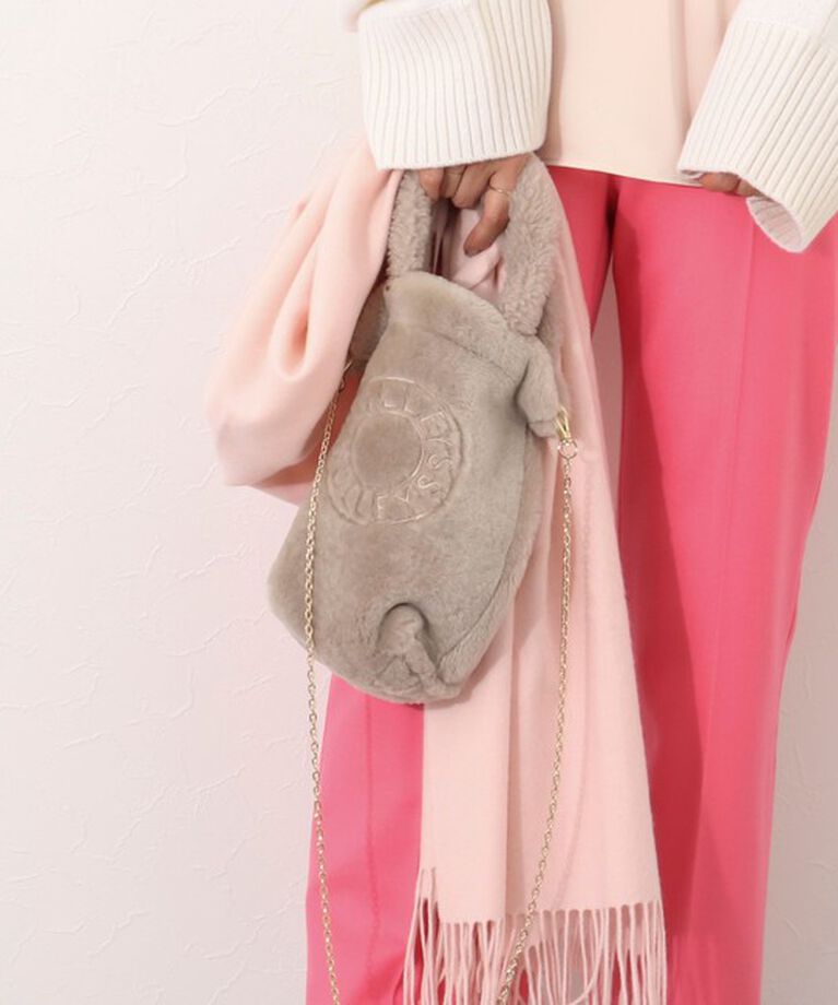 NOLLEY'S「ムートン刺繍バッグ　made in Italy」|トートバッグ|