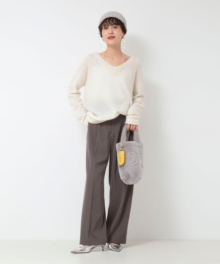 NOLLEY'S「ムートン刺繍バッグ　made in Italy」|トートバッグ|