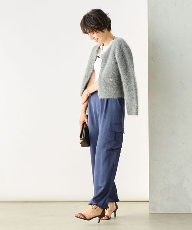 NOLLEY'S sophi「サテンドロストカーゴパンツ」|カーゴ|