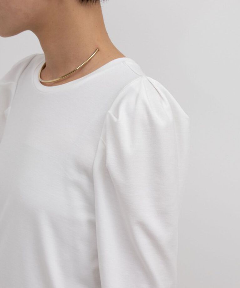 NOLLEY'S「マシュマロポンチ肩タックロンT」|Tシャツ・カットソー|