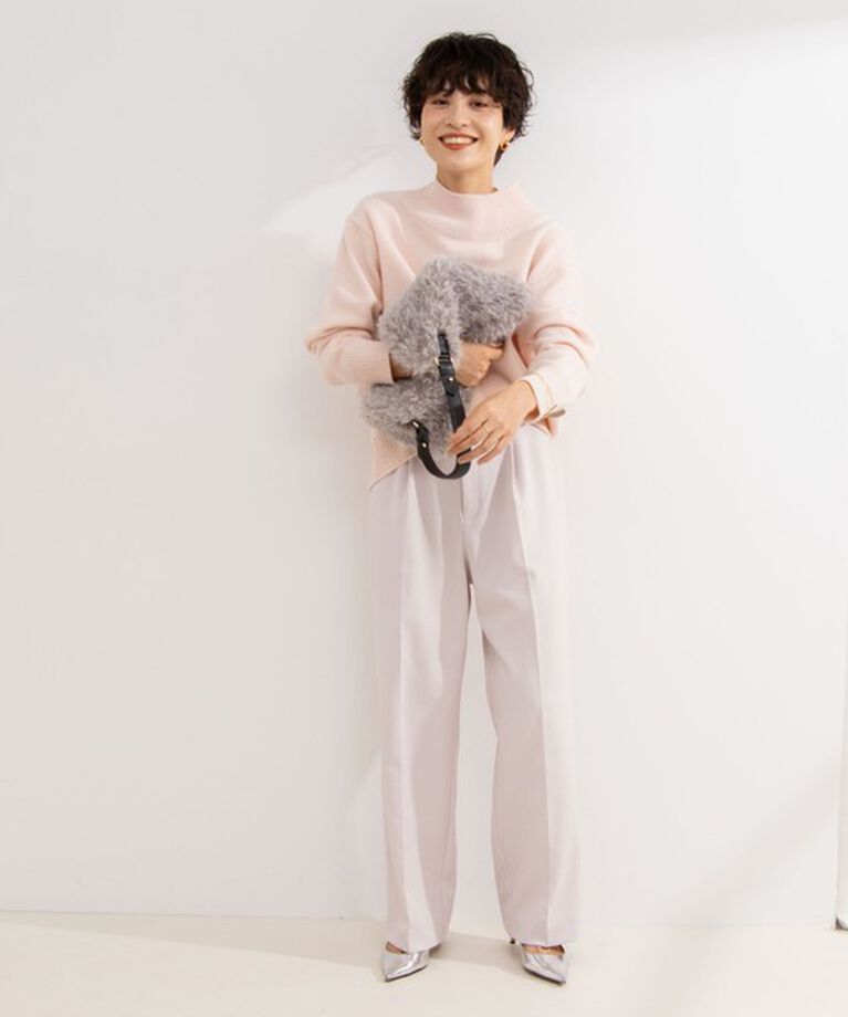 NOLLEY'S「ウォッシャブルウール調愛されイージーワイドパンツ」|その他|