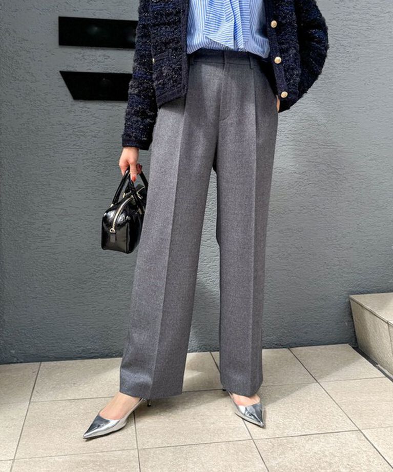 NOLLEY'S「愛されフラノタックワイドパンツ」|その他|