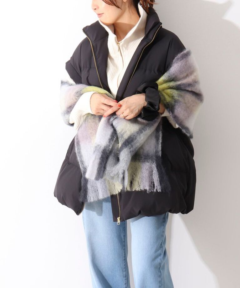 NOLLEY'S「【MANTAS EZCARAY/マンタス エスカライ】MOHAIR TARTAN/モヘヤチェックマフラー」|マフラー|