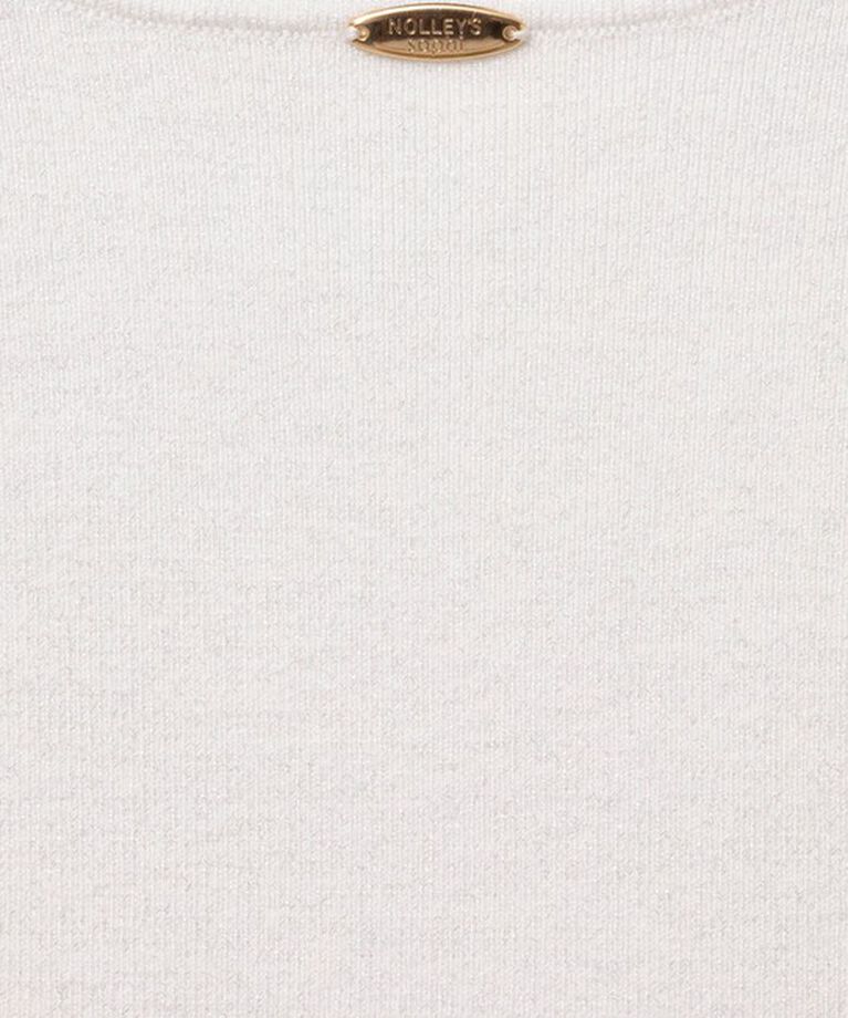 NOLLEY'S sophi「《手洗い可能》ラメ総針パワショルVネックプルオーバーニット」|ニット・セーター|