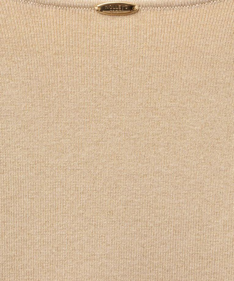NOLLEY'S sophi「《手洗い可能》ラメ総針パワショルVネックプルオーバーニット」|ニット・セーター|