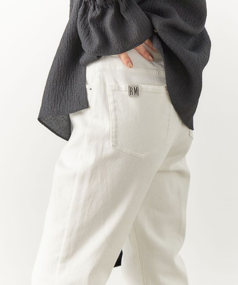 Rie Miller「【RM denim】センタープレスハイウエストデニム」|デニム|