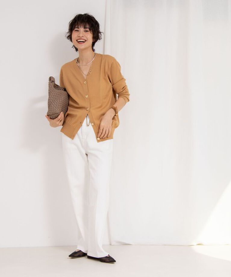 Rie Miller「【RM denim】センタープレスハイウエストデニム」|デニム|