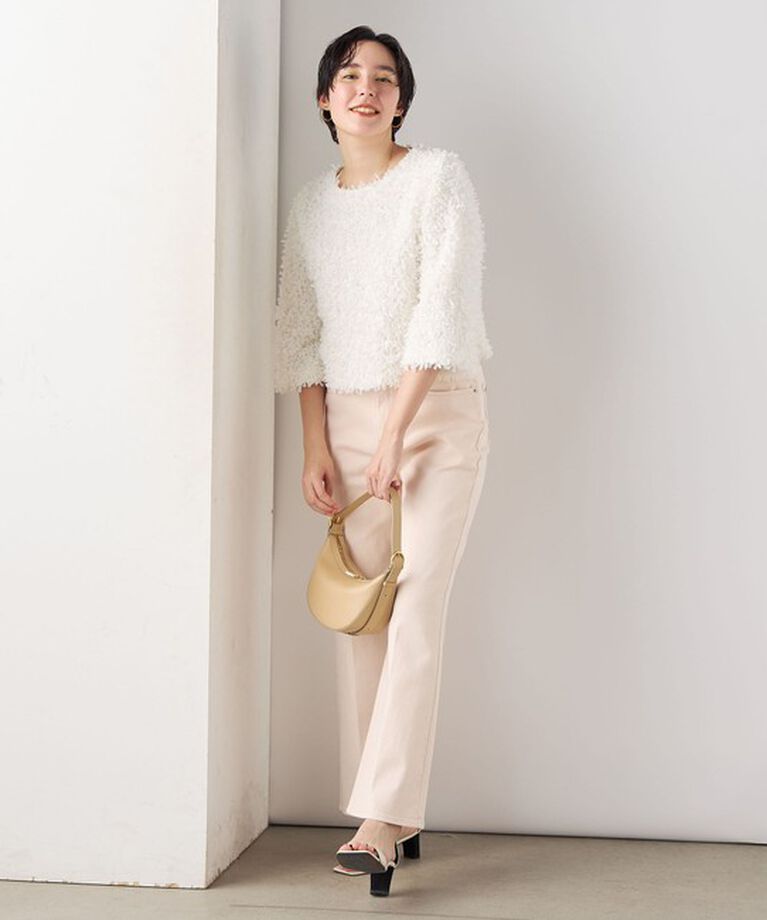 Rie Miller「【RM denim】センタープレスハイウエストデニム」|デニム|