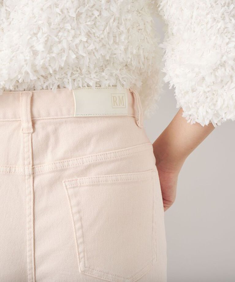 Rie Miller「【RM denim】センタープレスハイウエストデニム」|デニム|