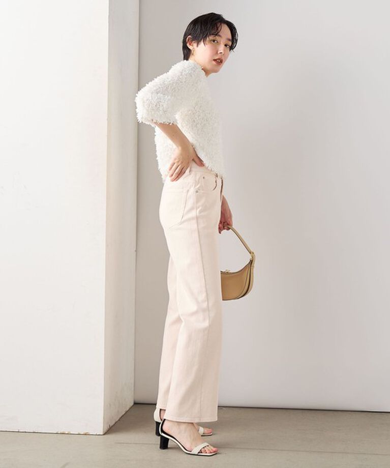 Rie Miller「【RM denim】センタープレスハイウエストデニム」|デニム|