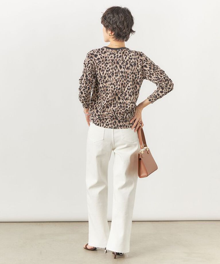 Rie Miller「【RM denim】スリットフレアハイウエストデニム」|デニム|