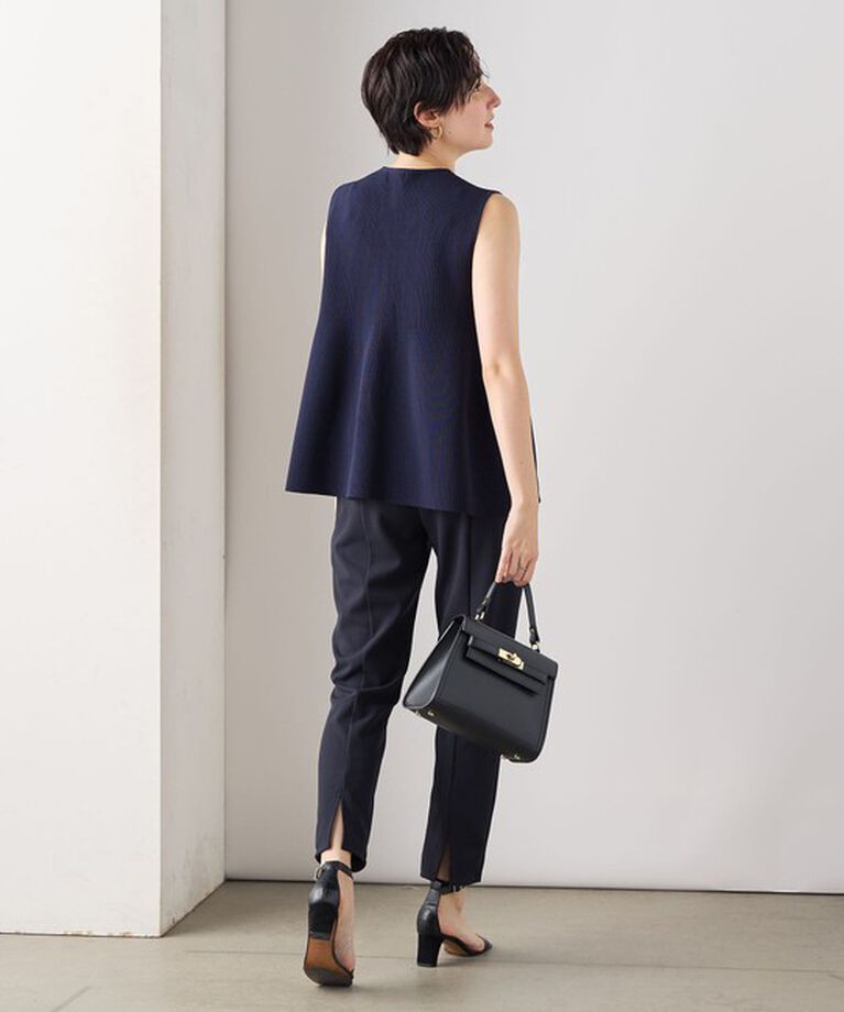 NOLLEY'S「《セットアップ対応》ウォッシャブルカットジョーゼットバックスリットパンツ」|その他|