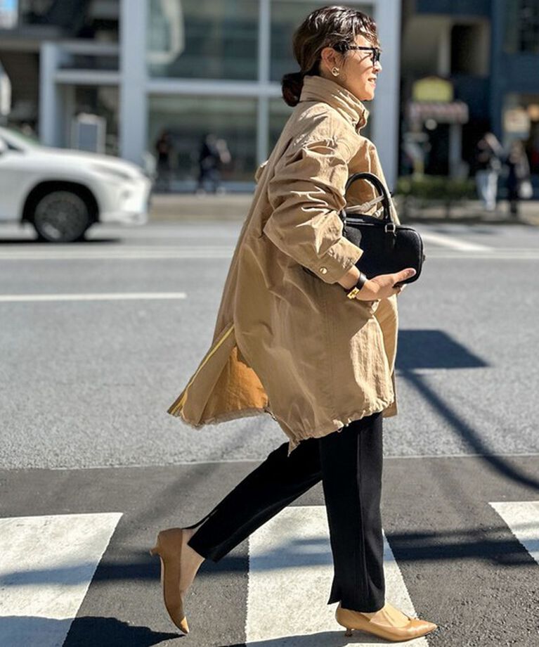 NOLLEY'S「《セットアップ対応》ウォッシャブルカットジョーゼットバックスリットパンツ」|その他|