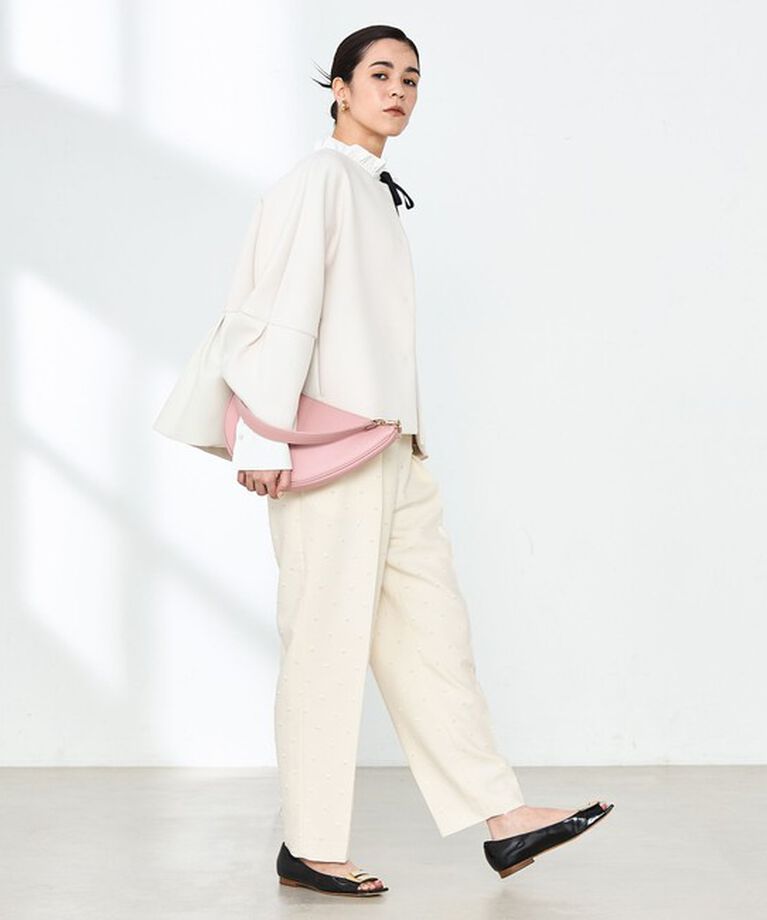 NOLLEY'S「《セットアップ対応》ウォッシャブルドットツッキリツータックテーパードパンツ」|その他|