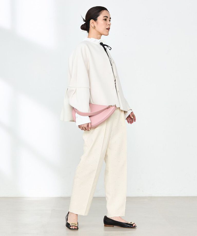 NOLLEY'S「《セットアップ対応》ウォッシャブルドットツッキリツータックテーパードパンツ」|その他|