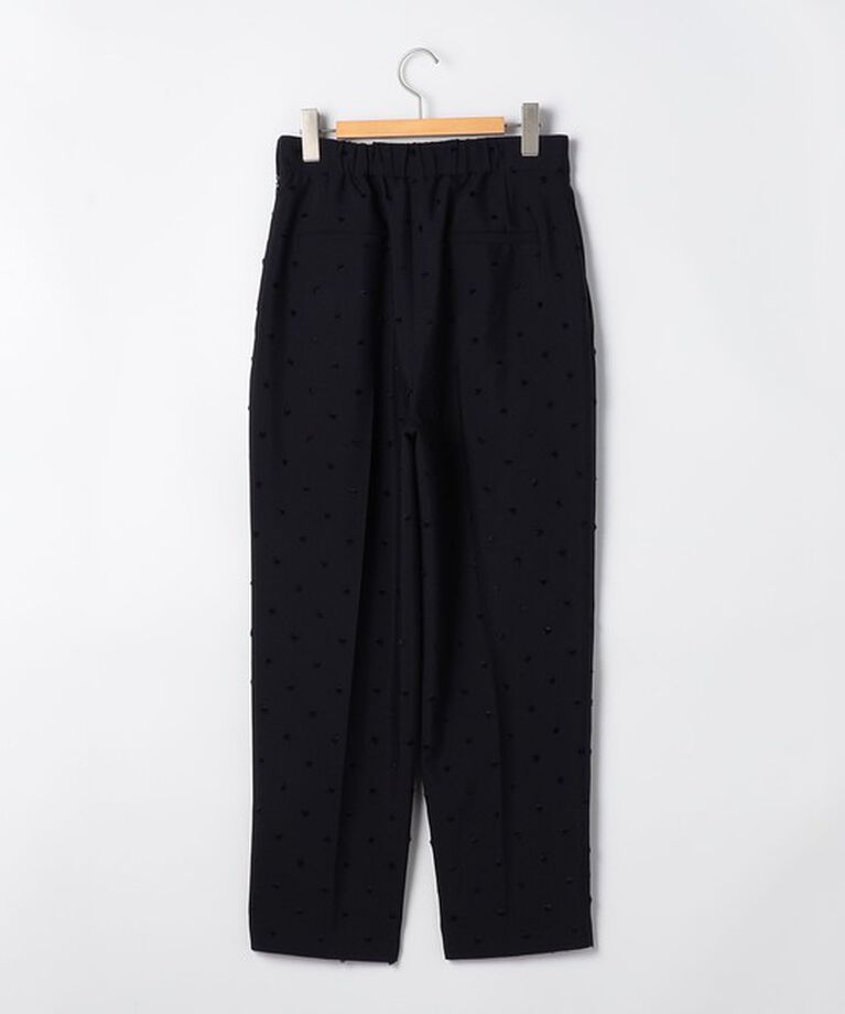 NOLLEY'S「《セットアップ対応》ウォッシャブルドットツッキリツータックテーパードパンツ」|その他|