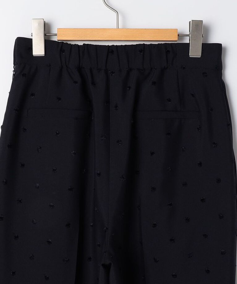 NOLLEY'S「《セットアップ対応》ウォッシャブルドットツッキリツータックテーパードパンツ」|その他|