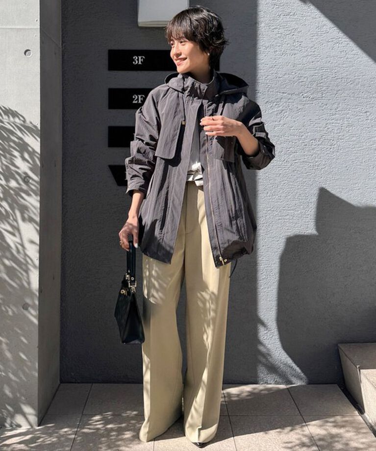 NOLLEY'S sophi「ウォッシャブル折り返しチノワイドパンツ」|その他|