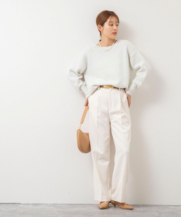 NOLLEY'S sophi「ウォッシャブルウール調サージワイドパンツ」|その他|