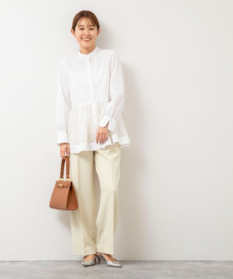 NOLLEY'S sophi「ウォッシャブルウール調サージワイドパンツ」|その他|