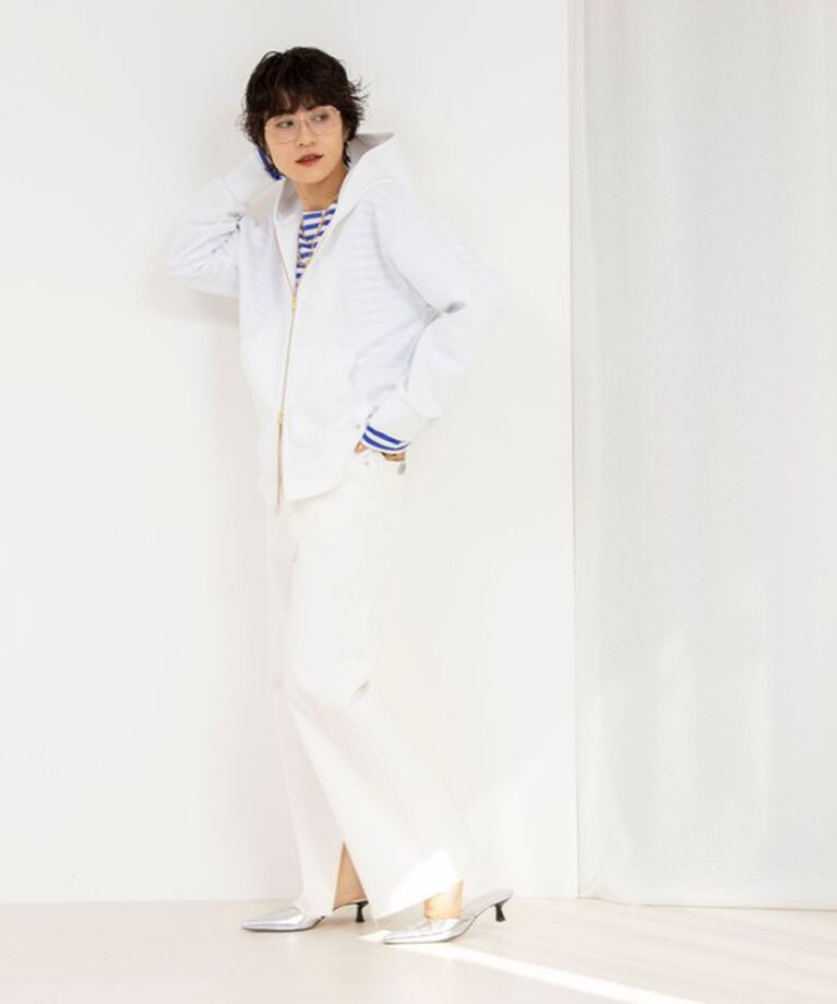 Rie Miller「ウォッシャブルOversized ZIPフーディー」|パーカー|