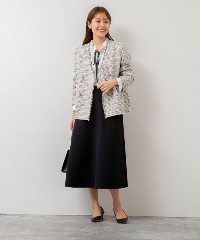 NOLLEY'S「【松葉☆別注サイズあり】ウォッシャブルエアボールフレアスカート」|フレア|