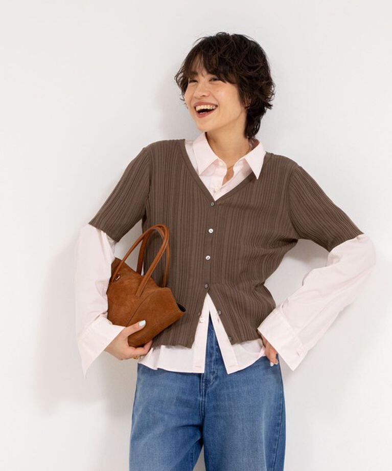Rie Miller「レギュラーカラー2WAYシャツ」|シャツ・ブラウス|