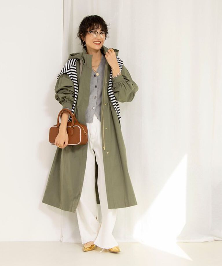 NOLLEY'S「【撥水加工】フーテッドコート」|ダッフルコート|