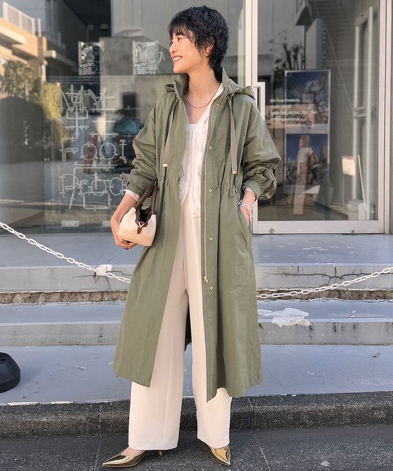 NOLLEY'S「【撥水加工】フーテッドコート」|ダッフルコート|