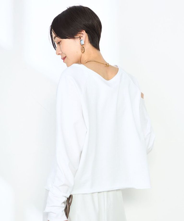 NOLLEY'S「タンク付きレイヤードプルオーバー」|Tシャツ・カットソー|ホワイト