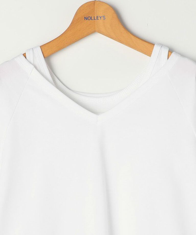 NOLLEY'S「タンク付きレイヤードプルオーバー」|Tシャツ・カットソー|
