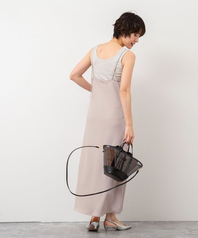 NOLLEY'S sophi「ウォッシャブルマットサテンキャミワンピース」|ワンピース|